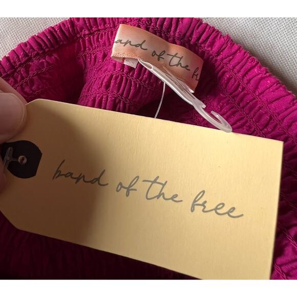 Band of the Free Bustier Strapless Magenta Mini Dress -Size L- NWT - Picture 5 of 7